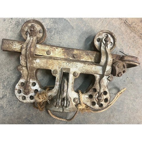 Antique leader cast - iron, barn